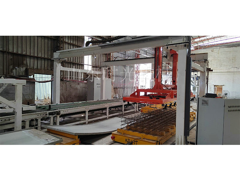 智能免拆模板澆筑生產(chǎn)線